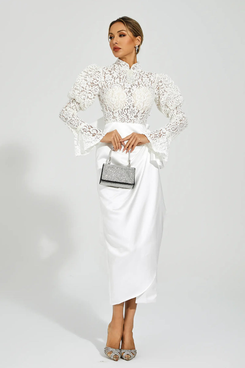 A Vintage Style Dress with Delicate Timeless Details