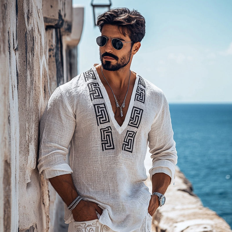 A Vintage Style Shirt with Delicate Timeless Details