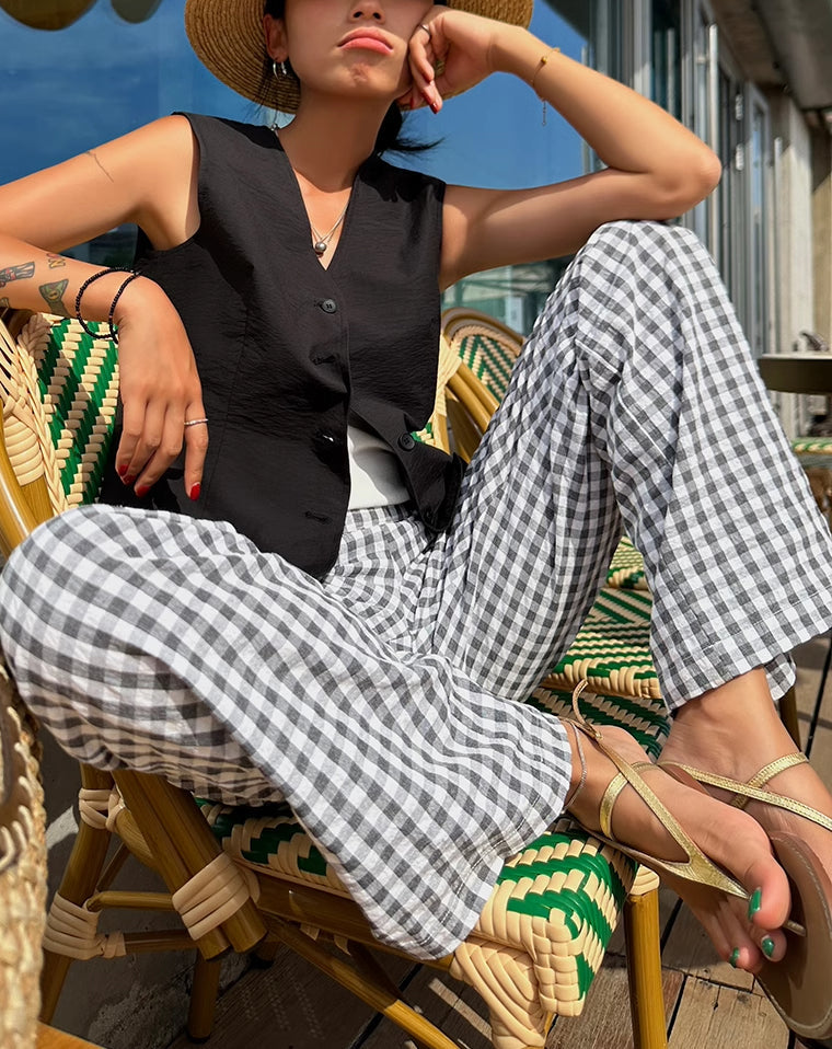 A Vintage Style Pants with Delicate Timeless Details