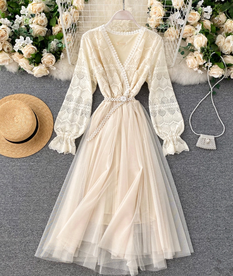 A Vintage Style Dress with Delicate Timeless Details