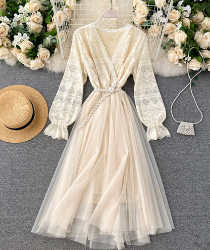 A Vintage Style Dress with Delicate Timeless Details
