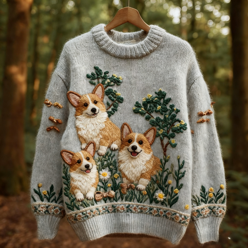 Vintage Inspired Sweater with a Contemporary Edge