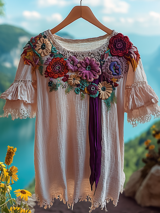 Timeless Vintage Style Top