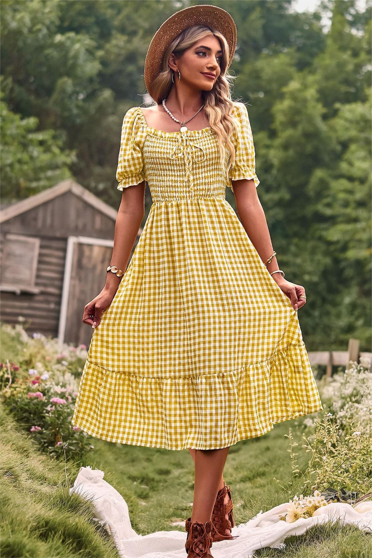 A Vintage Style Dress with Delicate Timeless Details