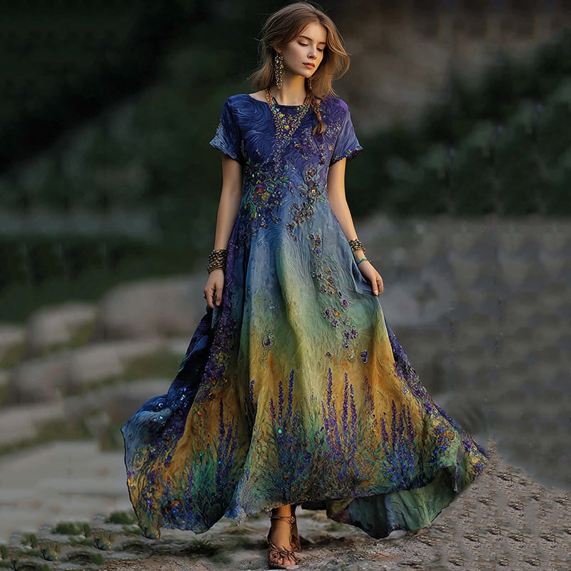 A Vintage Style Dress with Delicate Timeless Details