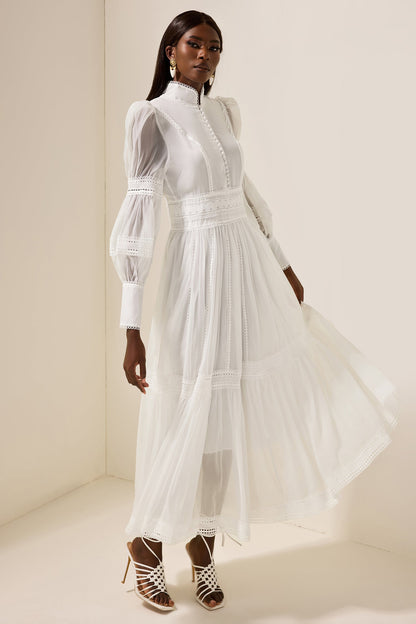 A Vintage Style Dress with Delicate Timeless Details