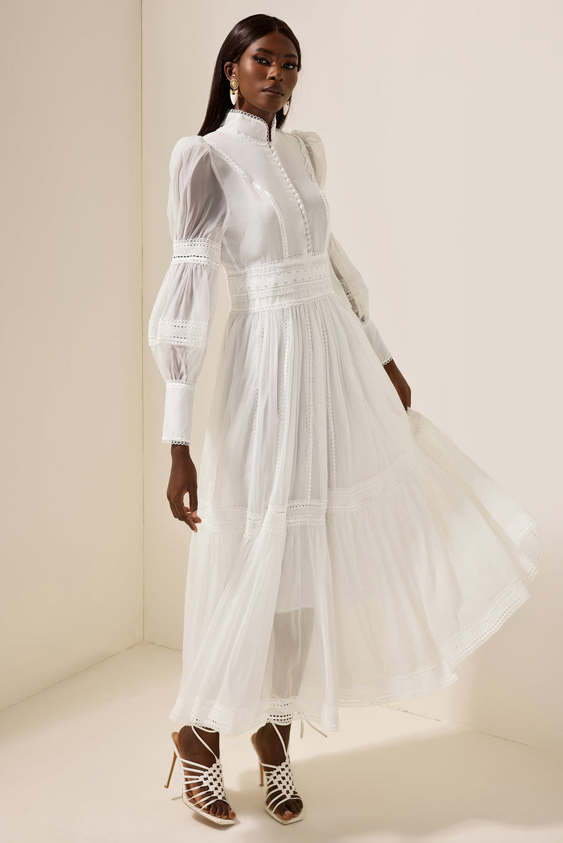 A Vintage Style Dress with Delicate Timeless Details