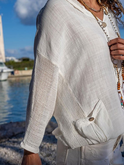 A Vintage Style Shirt with Delicate Timeless Details