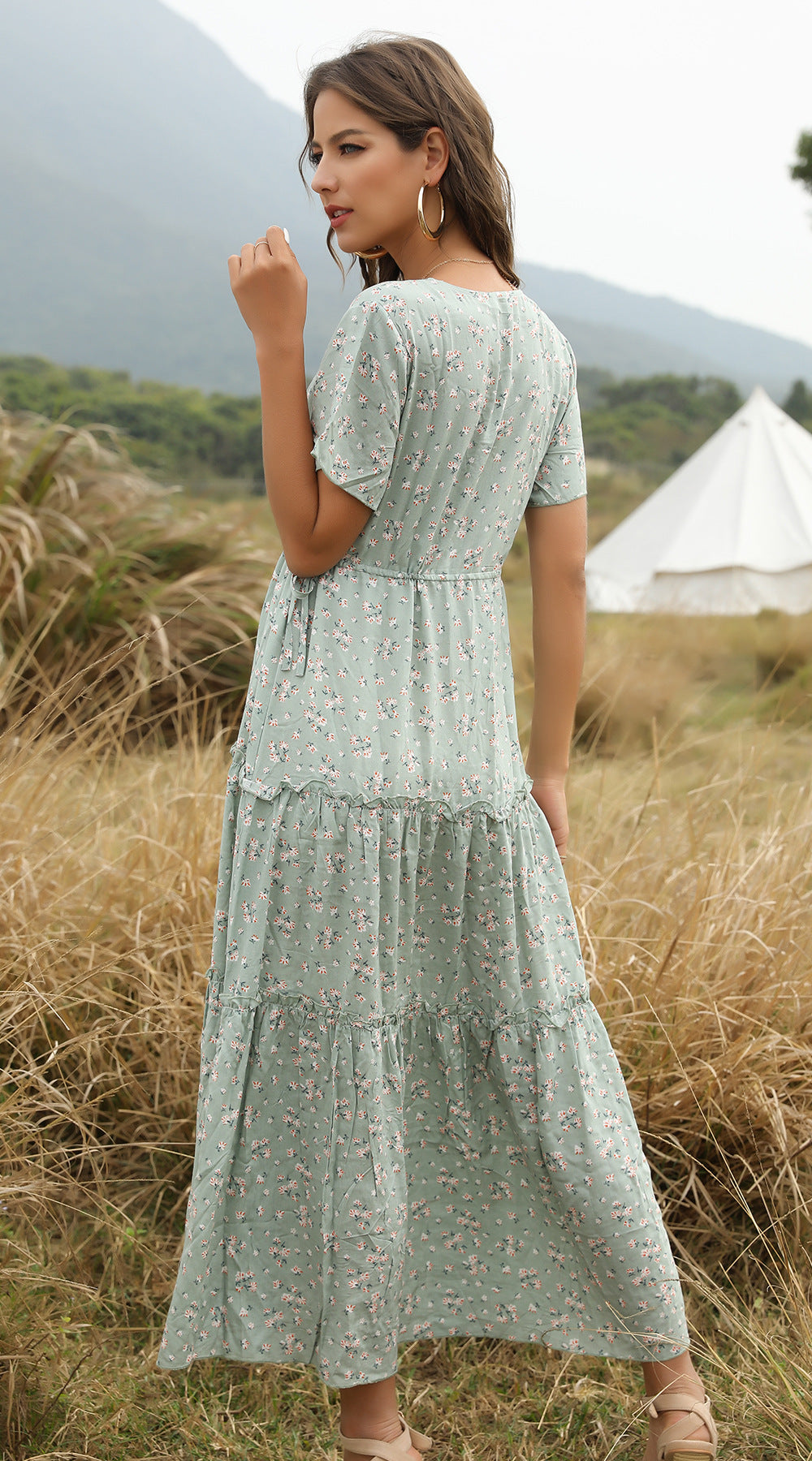 A Vintage Style Dress with Delicate Timeless Details