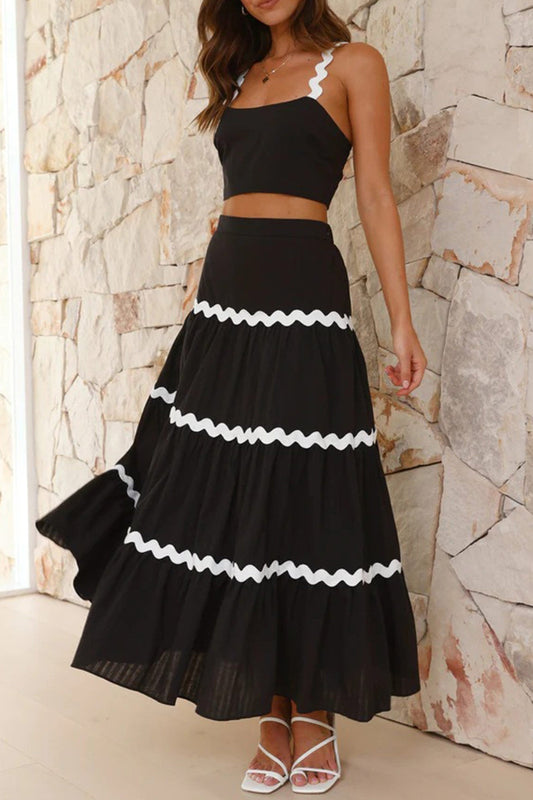 Black White