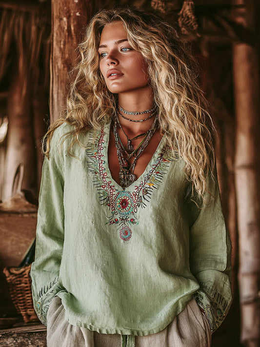 A Vintage Style Top with Delicate Timeless Details
