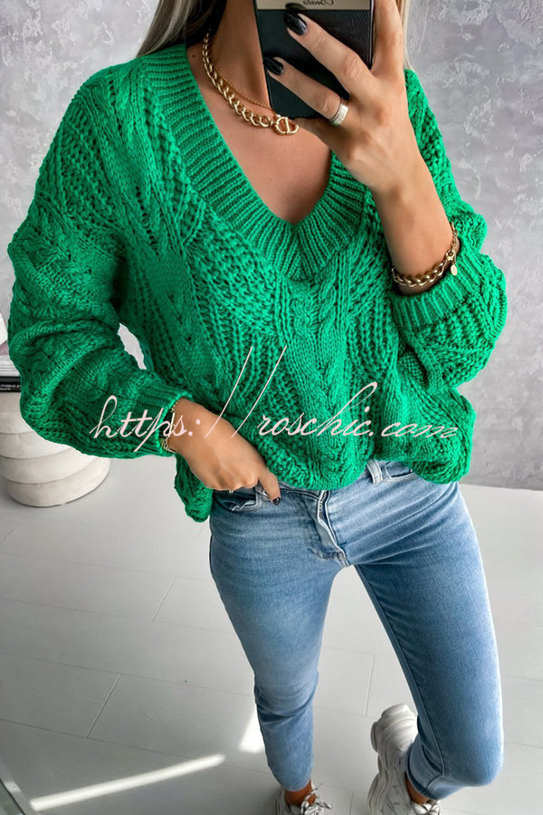 A Vintage Style Sweater with Delicate Timeless Details