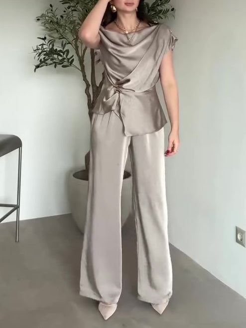 A Vintage Style Pants with Delicate Timeless Details