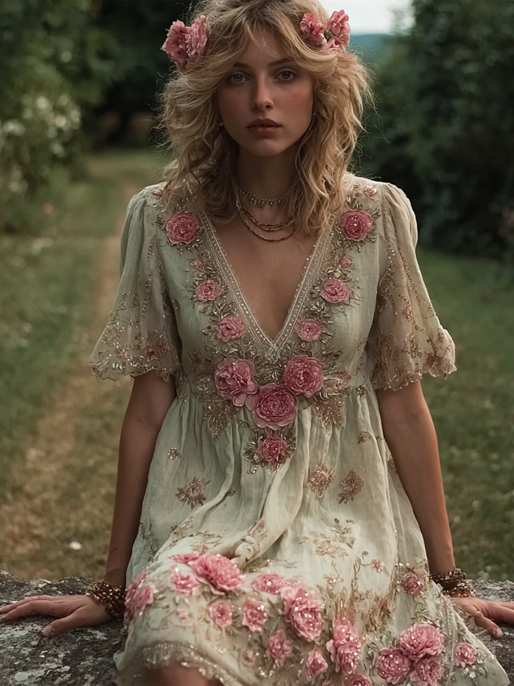 Classic Vintage Dress with a Flattering Fit