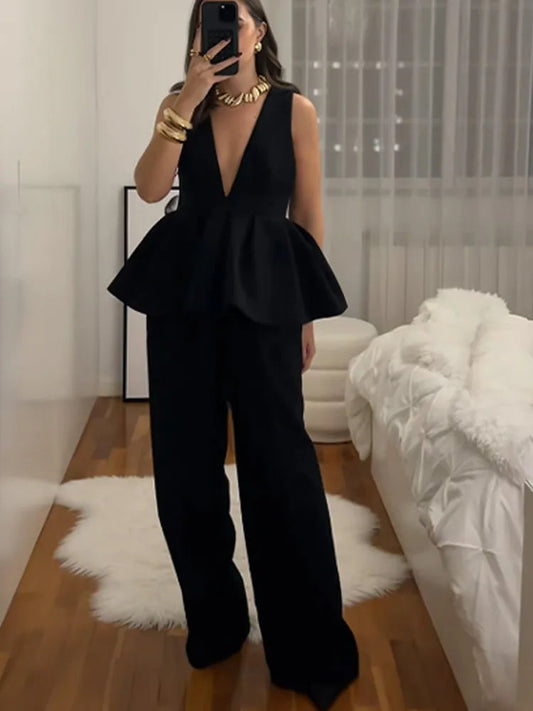 black tank top