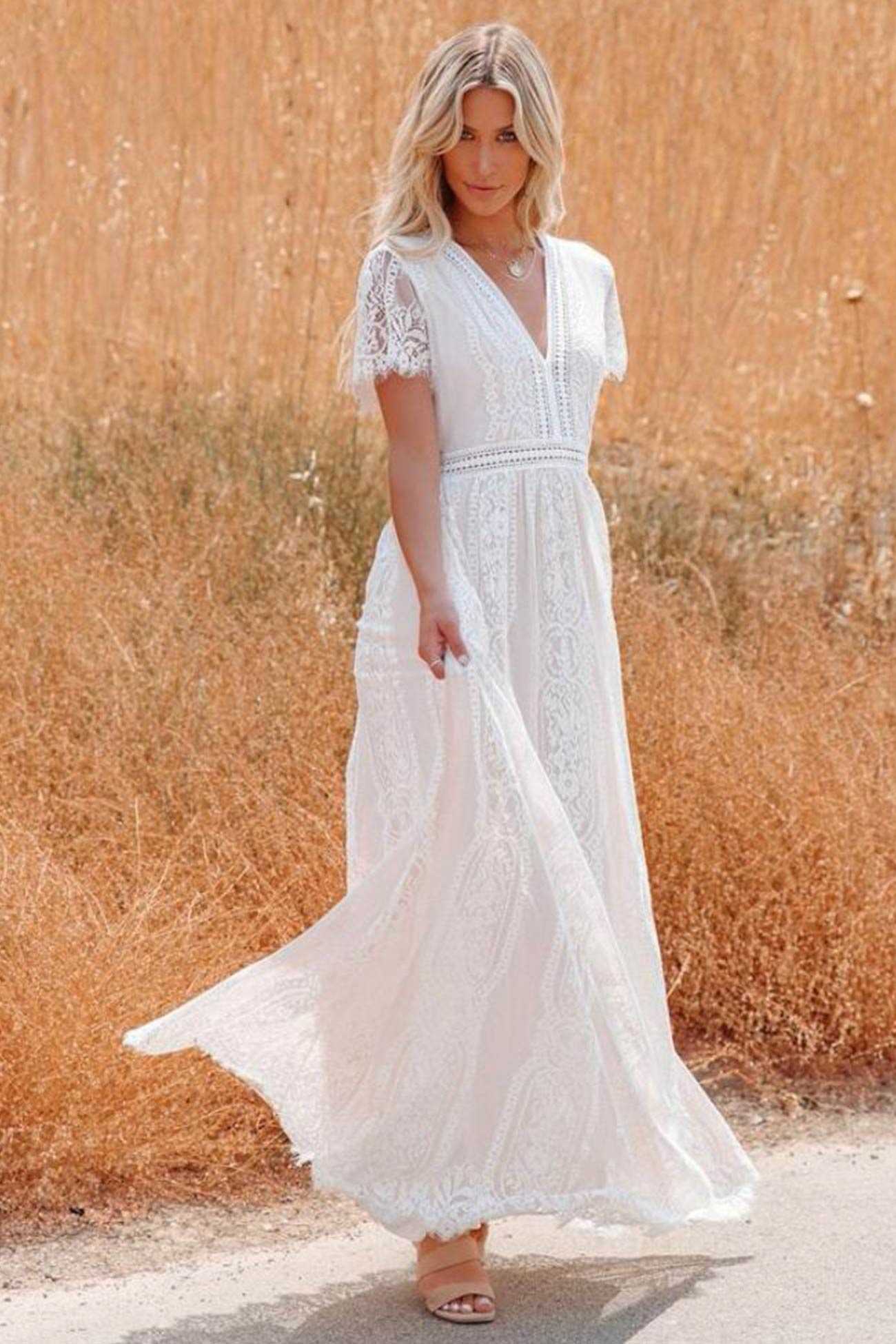 A Vintage Style Dress with Delicate Timeless Details
