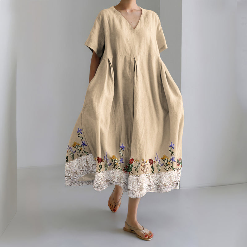 A Vintage Style Dress with Delicate Timeless Details