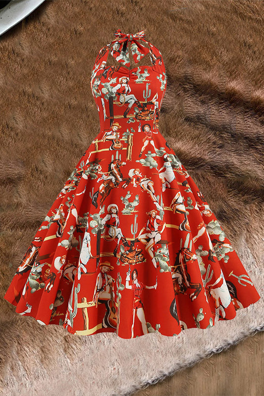 Classic Vintage Dress with a Flattering Fit