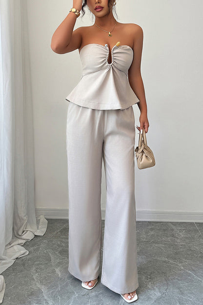 A Vintage Style Pants with Delicate Timeless Details