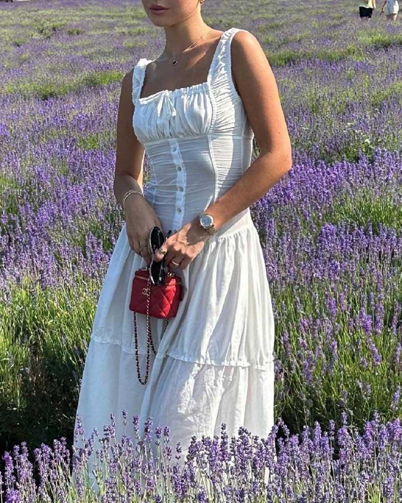A Vintage Style Dress with Delicate Timeless Details