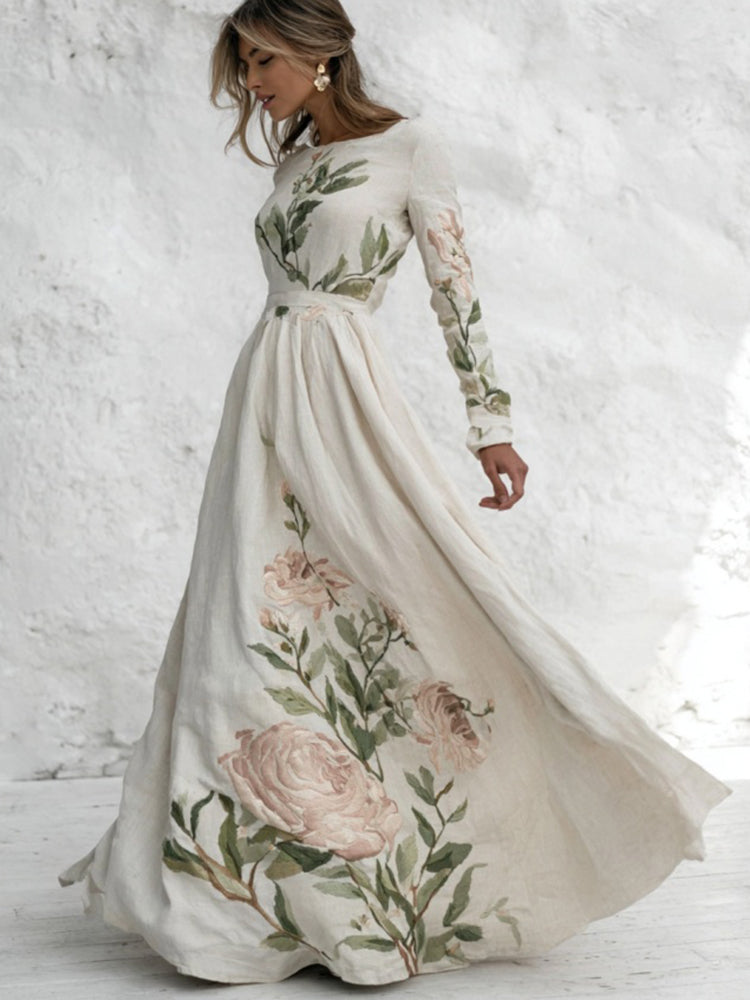 A Vintage Style Dress with Delicate Timeless Details
