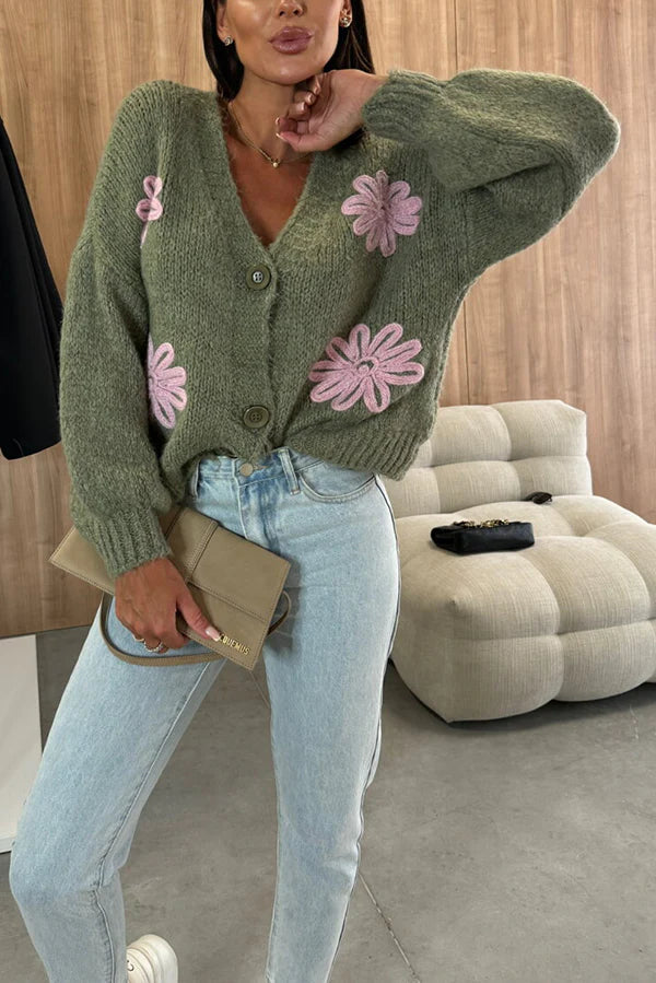 Vintage Inspired Cardigan with a Contemporary Edge
