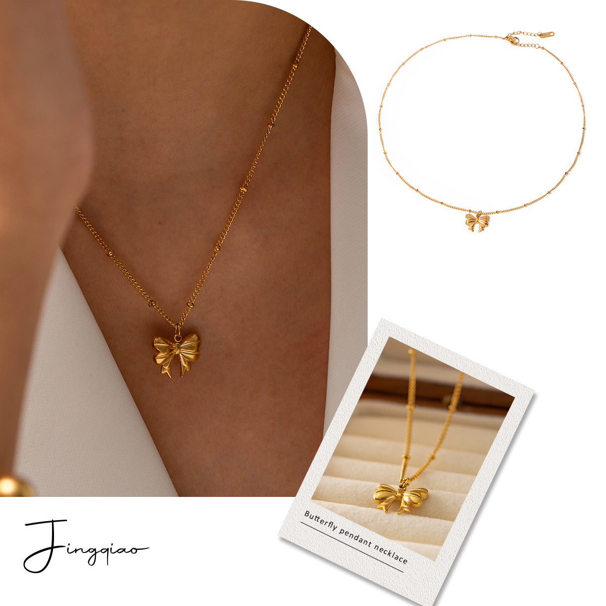 Romantic Gold Necklace for Special Moments