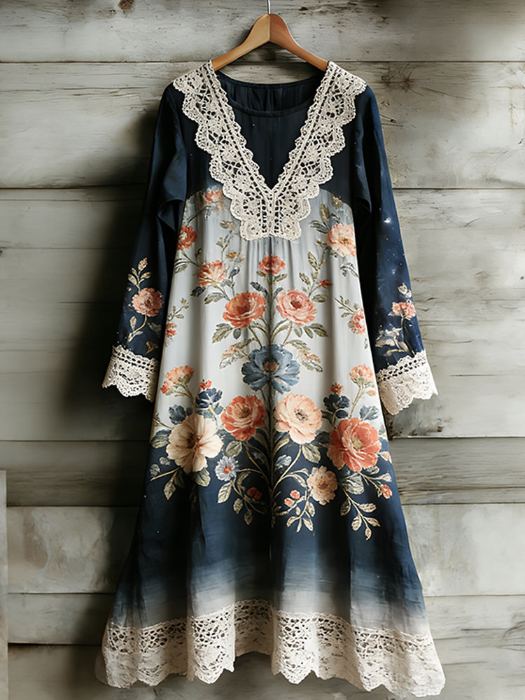 A Vintage Style Dress with Delicate Timeless Details