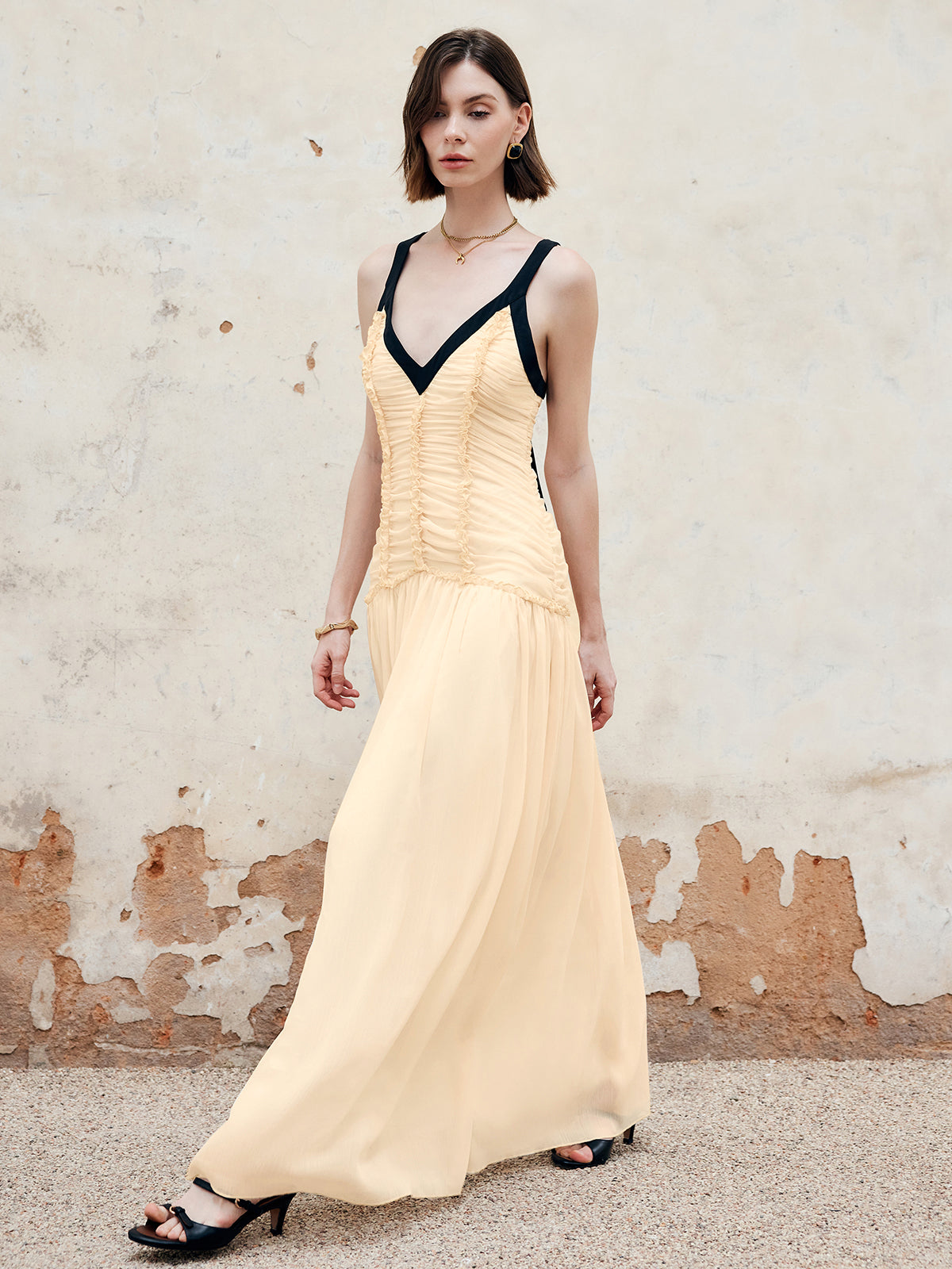 A Vintage Style Dress with Delicate Timeless Details