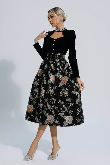 Classic Vintage Dress with a Flattering Fit