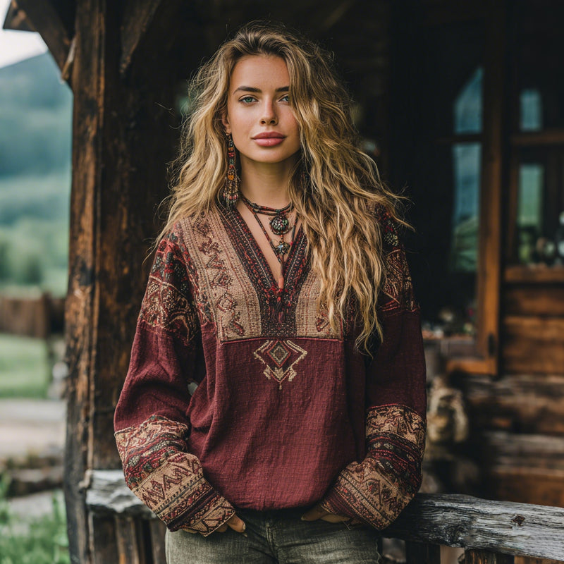 Classic Vintage Top with a Flattering Fit
