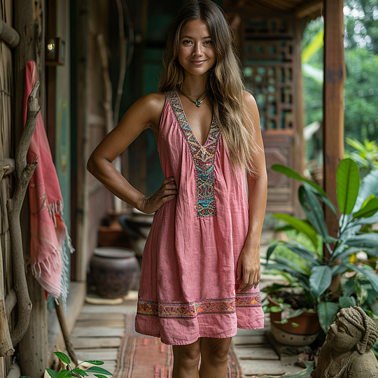 A Vintage Style Dress with Delicate Timeless Details