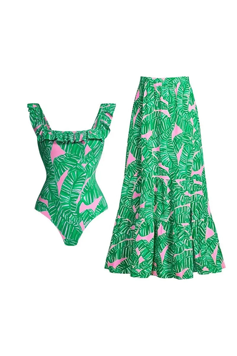 Umbrella Skirt Suit