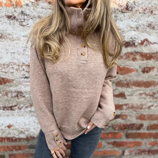 A Vintage Style Sweater with Delicate Timeless Details