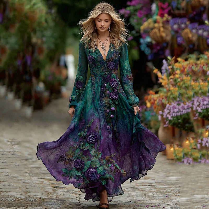 A Vintage Style Dress with Delicate Timeless Details