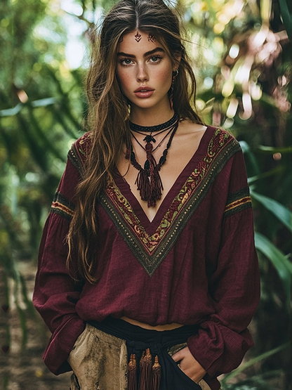 Beautifully Balanced Blouse with Timeless Character