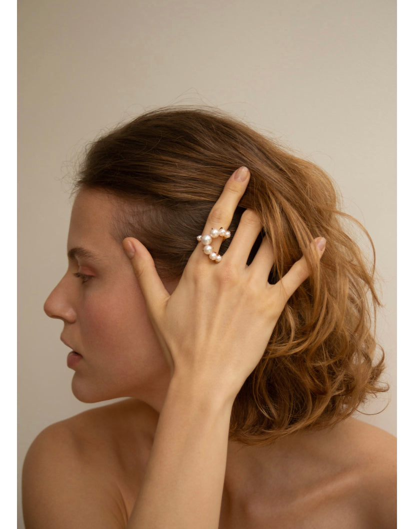 Vintage Handmade Pearl Ring