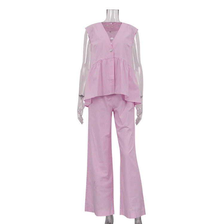 A Vintage Style Pants with Delicate Timeless Details