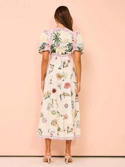 Classic Vintage Dress with a Flattering Fit