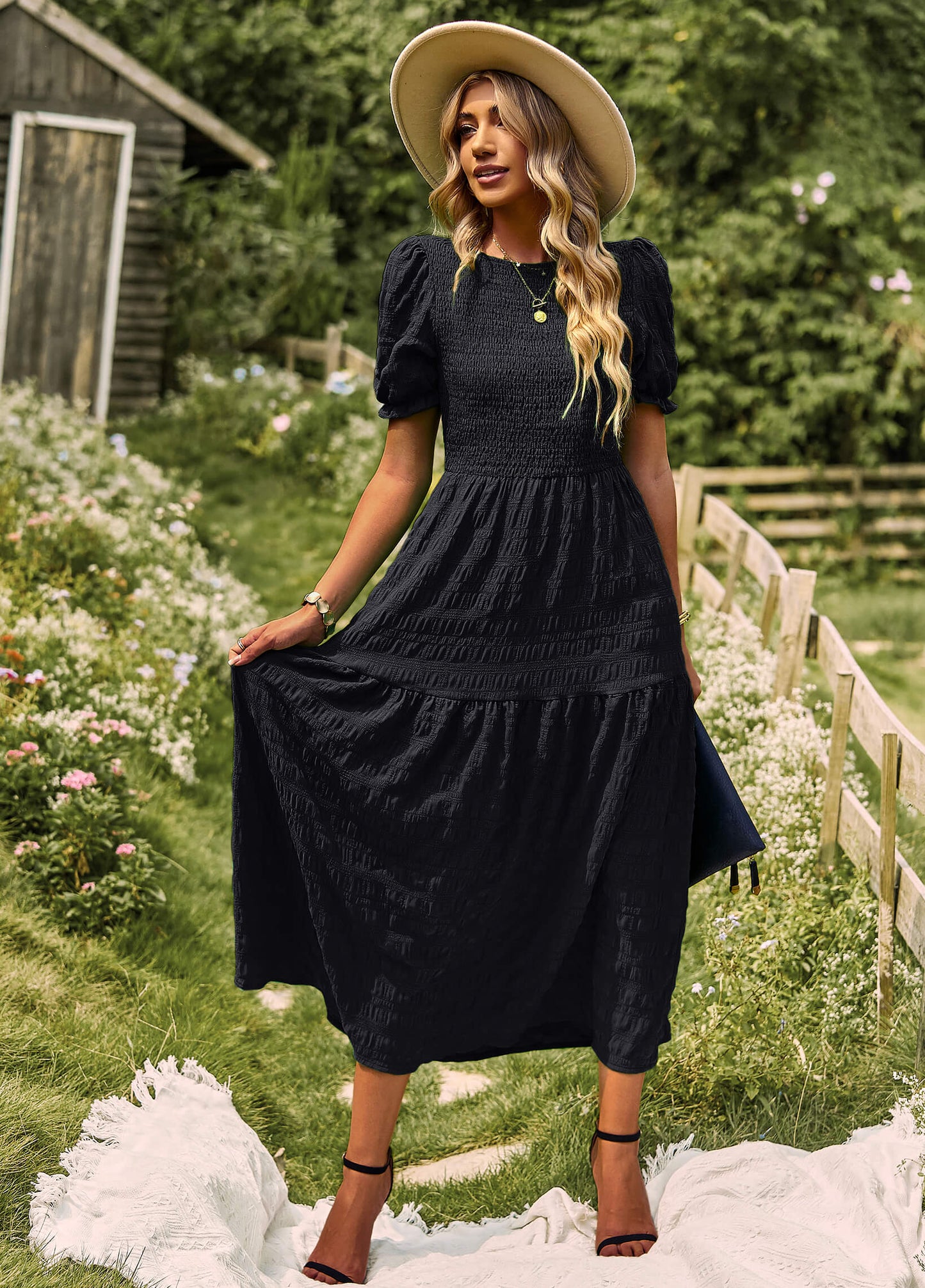 Classic Vintage Dress with a Flattering Fit