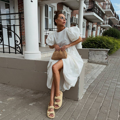 A Vintage Style Dress with Delicate Timeless Details