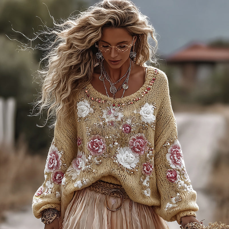 Well Tailored Sweater with a Graceful Silhouette