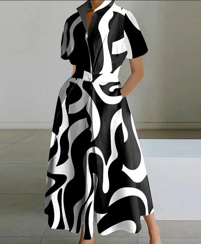 Elegantly Styled Dress for Everyday Wear
