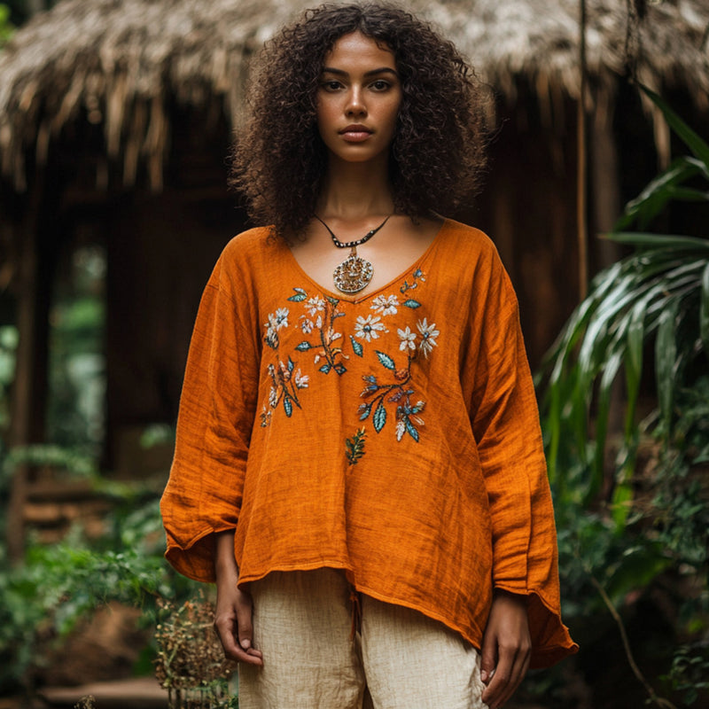 Well Tailored Blouse with a Graceful Silhouette