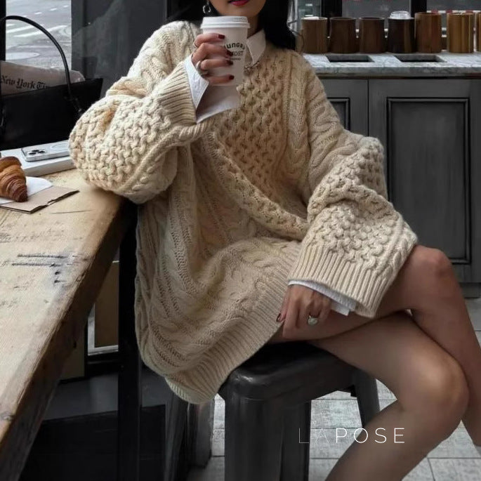 Vintage Inspired Sweater with a Contemporary Edge
