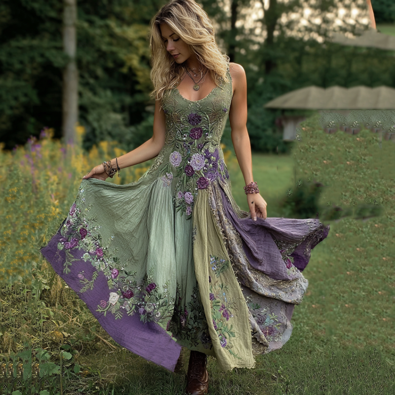 A Vintage Style Dress with Delicate Timeless Details