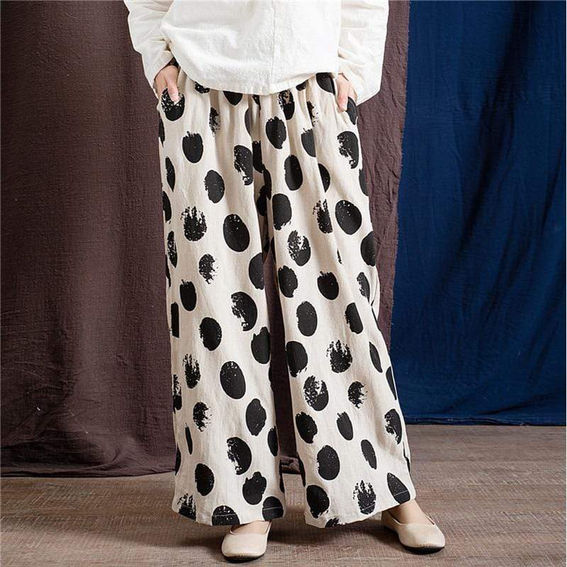 A Vintage Style Pants with Delicate Timeless Details