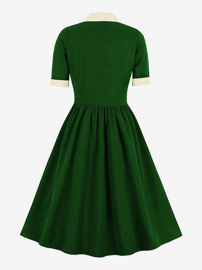 Classic Vintage Dress with a Flattering Fit