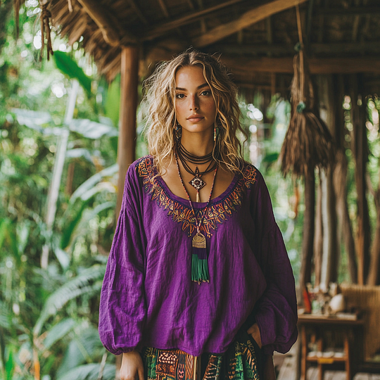 Beautifully Balanced Blouse with Timeless Character