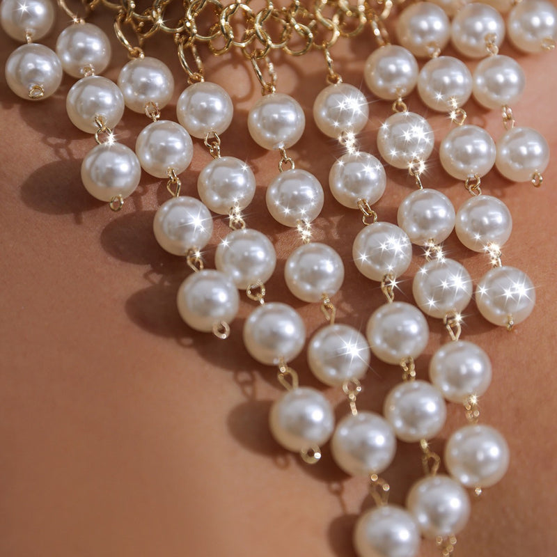 Delicate Artisan Pearl Necklace